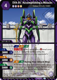 EVA-01 -Accomplishing a Miracle- (CB01-021) [Collaboration Booster 01: Halo of Awakening]