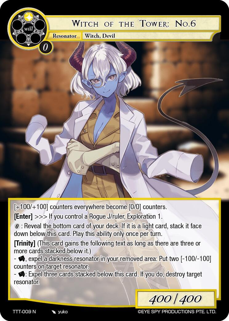 Witch of the Tower: No.6 (TTT-009 N) [Thoth of the Trinity] - POKÉ JEUX