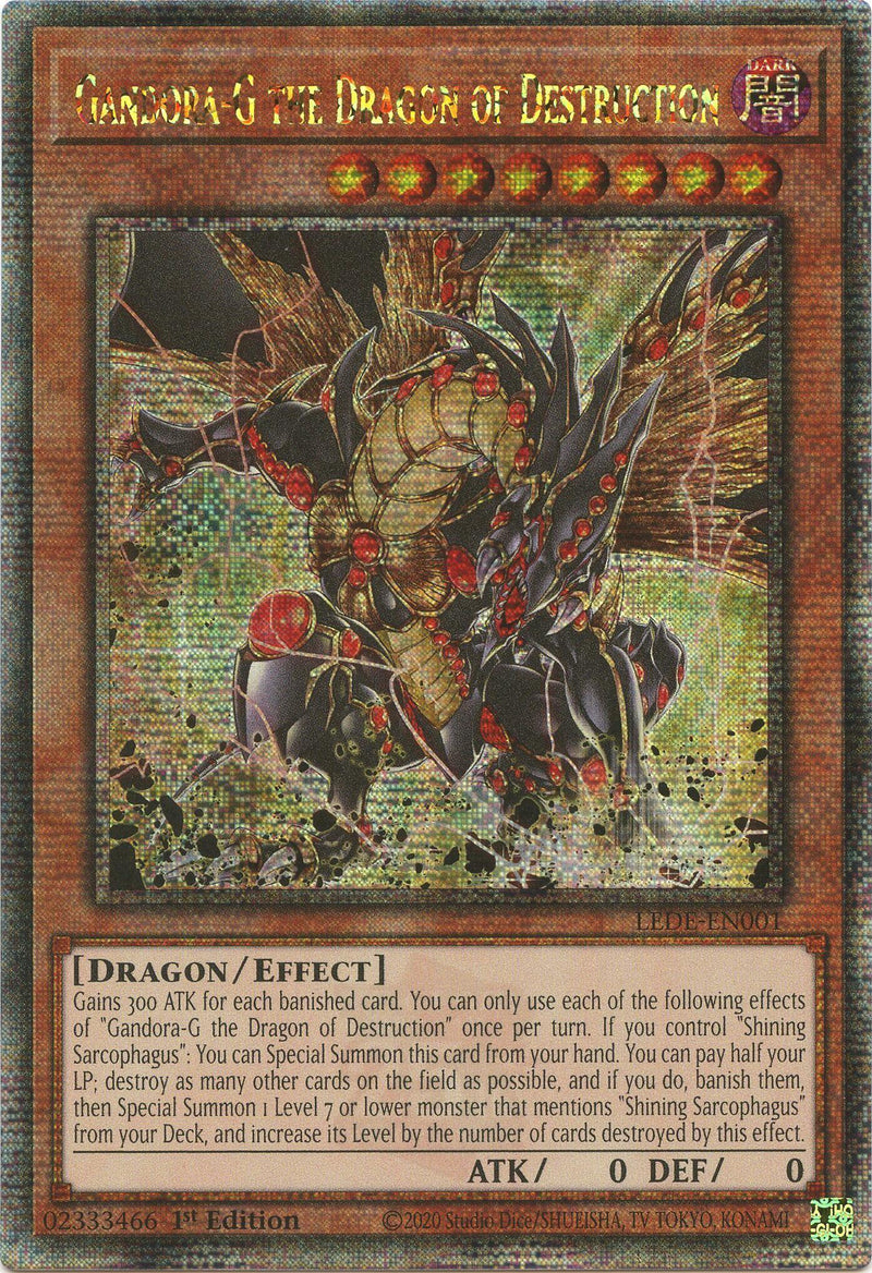 Gandora-G the Dragon of Destruction [LEDE-EN001] Quarter Century Secret Rare - POKÉ JEUX