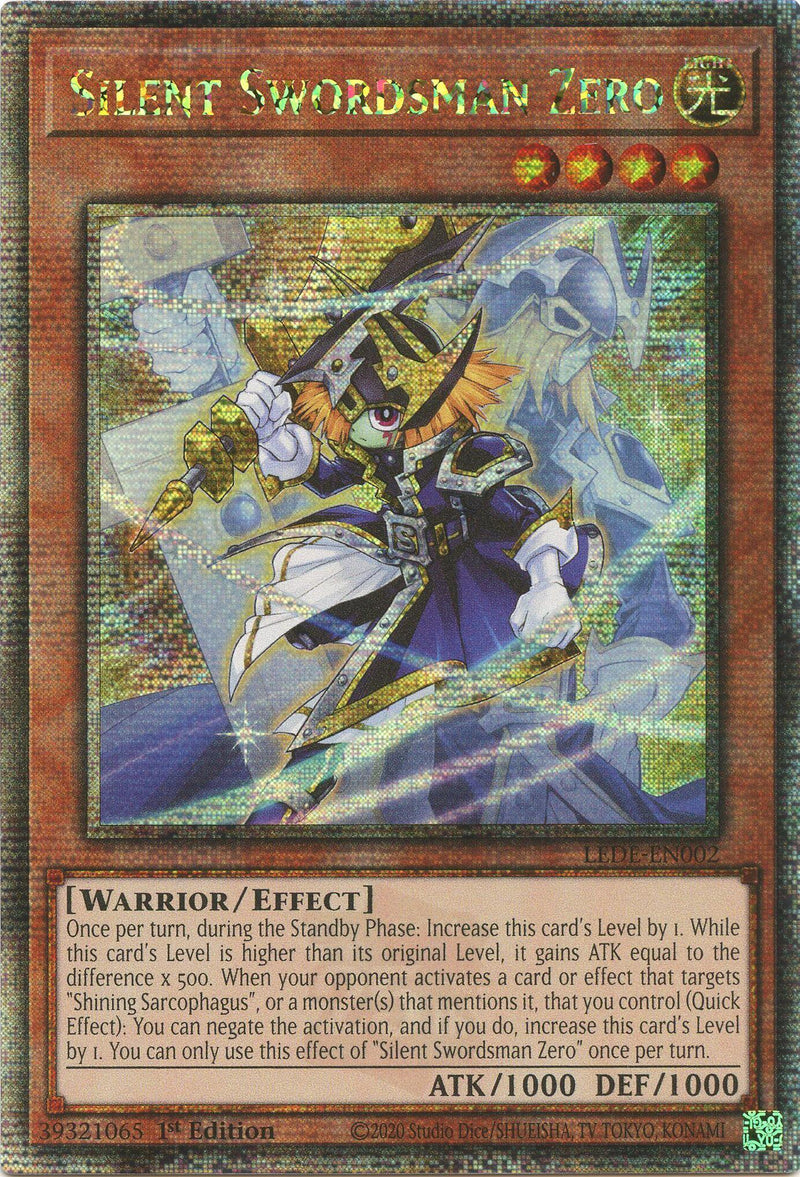 Silent Swordsman Zero [LEDE-EN002] Quarter Century Secret Rare - POKÉ JEUX