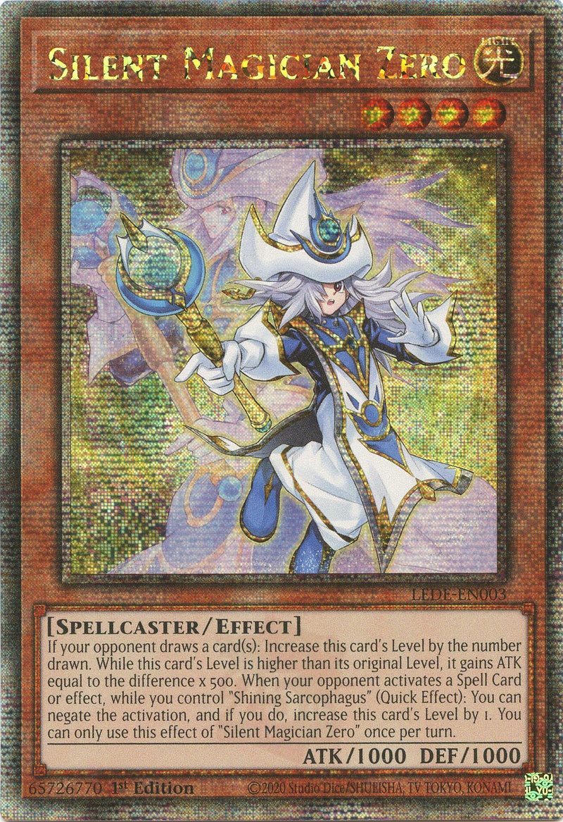 Silent Magician Zero [LEDE-EN003] Quarter Century Secret Rare - POKÉ JEUX