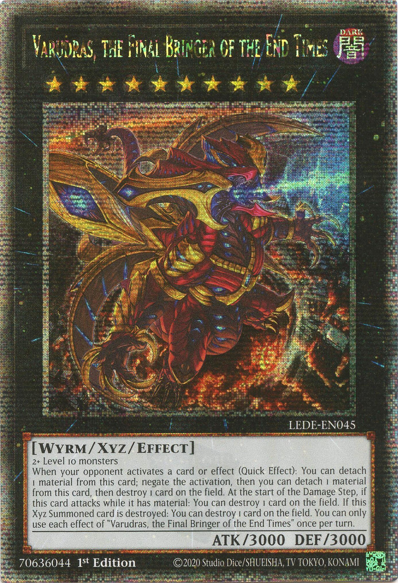 Varudras, the Final Bringer of the End Times (Quarter Century Secret Rare) [LEDE-EN045] Quarter Century Secret Rare - POKÉ JEUX