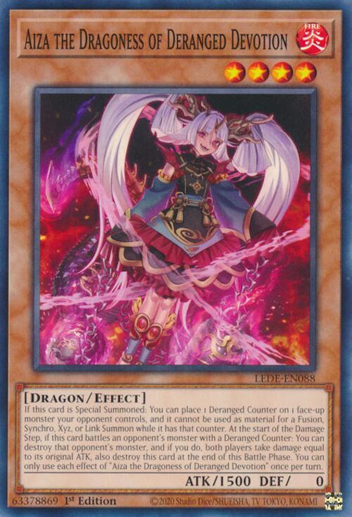 Aiza the Dragoness of Deranged Devotion [LEDE-EN088] Common - POKÉ JEUX