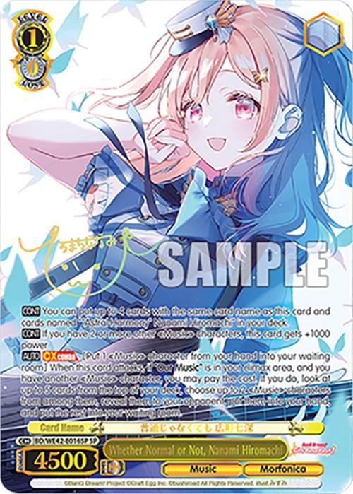 Whether Normal or Not, Nanami Hiromachi (BD/WE42-E016SP SP) [BanG Dream! Girls Band Party! Countdown Collection] - POKÉ JEUX