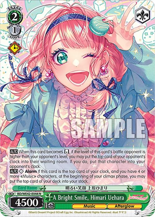 A Bright Smile, Himari Uehara (BD/WE42-E044 N) [BanG Dream! Girls Band Party! Countdown Collection] - POKÉ JEUX