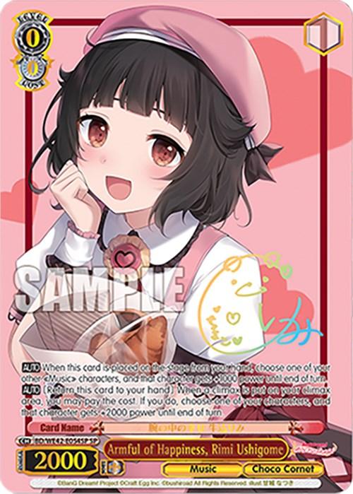 Armful of Happiness, Rimi Ushigome (BD/WE42-E054SP SP) [BanG Dream! Girls Band Party! Countdown Collection] - POKÉ JEUX