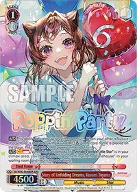 Story of Unfolding Dreams, Kasumi Toyama (BD/WE42-E056BDR BDR) [BanG Dream! Girls Band Party! Countdown Collection] - POKÉ JEUX