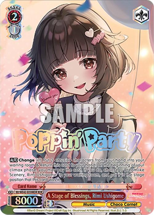 A Stage of Blessings, Rimi Ushigome (BD/WE42-E059BDR BDR) [BanG Dream! Girls Band Party! Countdown Collection] - POKÉ JEUX