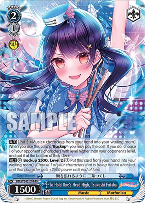 To Hold One's Head High, Tsukushi Futaba (BD/WE42-E094 N) [BanG Dream! Girls Band Party! Countdown Collection] - POKÉ JEUX