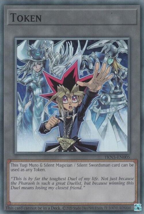 Token: Yugi Muto and Silent Magician and Silent Swordsman [TKN5-EN005] Super Rare - POKÉ JEUX