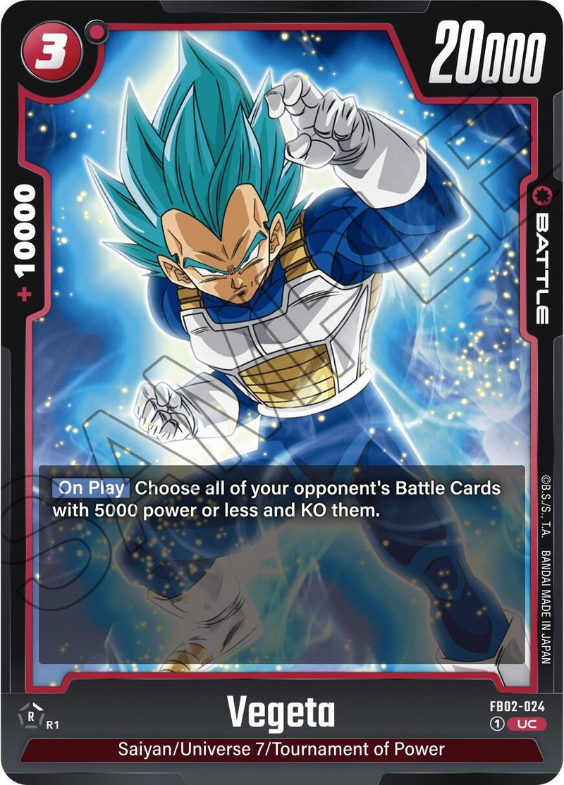 Vegeta (FB02-024) [Blazing Aura] - POKÉ JEUX