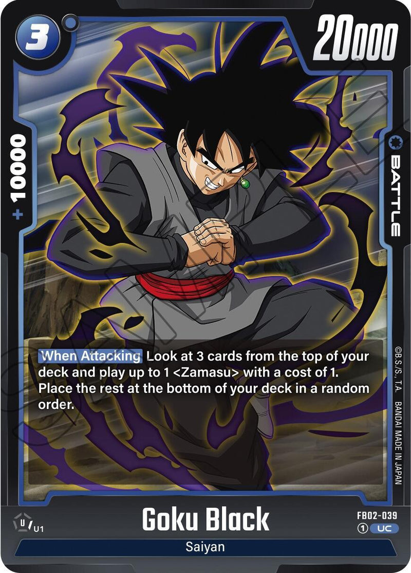 Goku Black (FB02-039) [Blazing Aura] - POKÉ JEUX