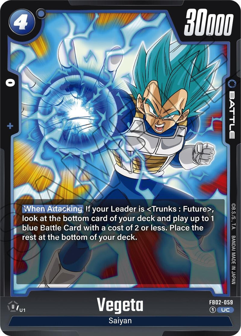 Vegeta (FB02-059) [Blazing Aura] - POKÉ JEUX