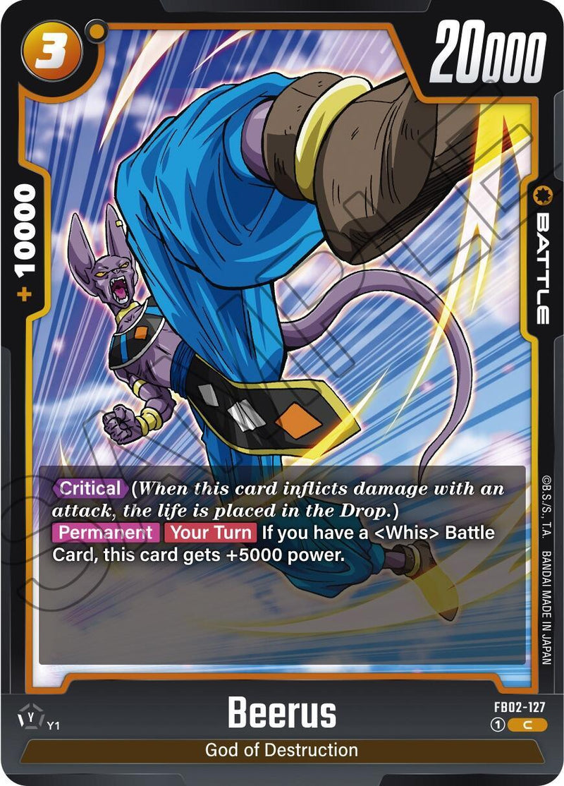 Beerus (FB02-127) [Blazing Aura] - POKÉ JEUX