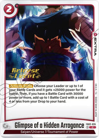 Glimpse of a Hidden Arrogance [Blazing Aura Pre-Release Cards] - POKÉ JEUX