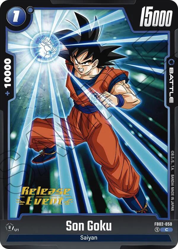 Son Goku (FB02-050) [Blazing Aura Pre-Release Cards] - POKÉ JEUX