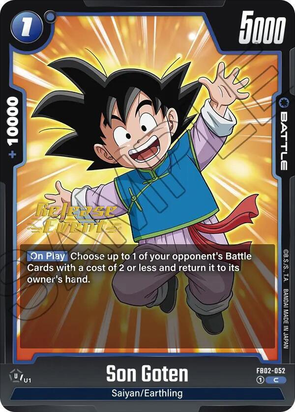 Son Goten (FB02-052) [Blazing Aura Pre-Release Cards] - POKÉ JEUX