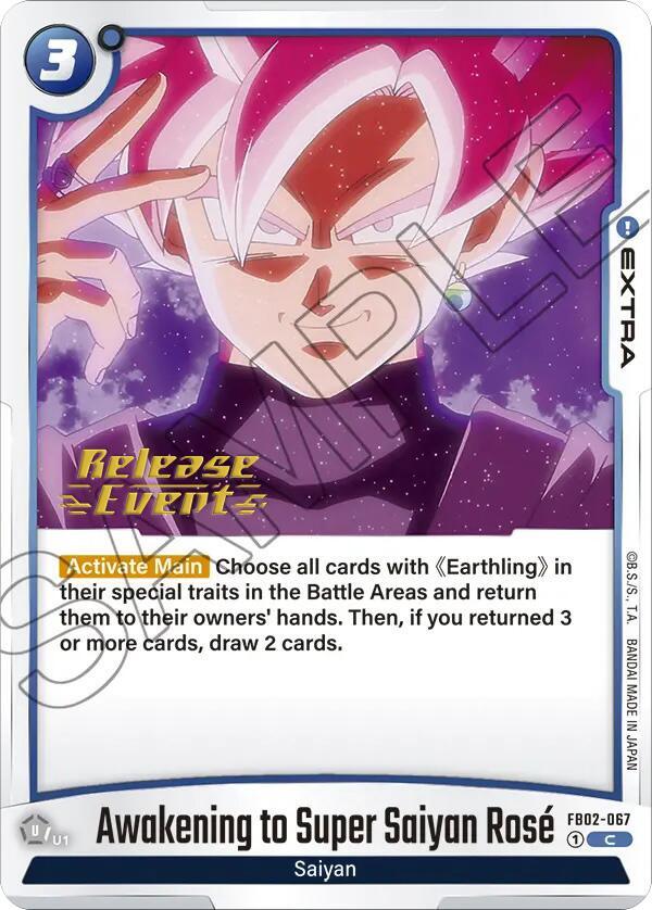 Awakening to Super Saiyan Rose [Blazing Aura Pre-Release Cards] - POKÉ JEUX