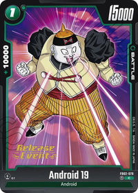 Android 19 [Blazing Aura Pre-Release Cards] - POKÉ JEUX