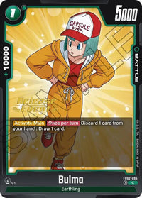 Bulma (FB02-095) [Blazing Aura Pre-Release Cards] - POKÉ JEUX