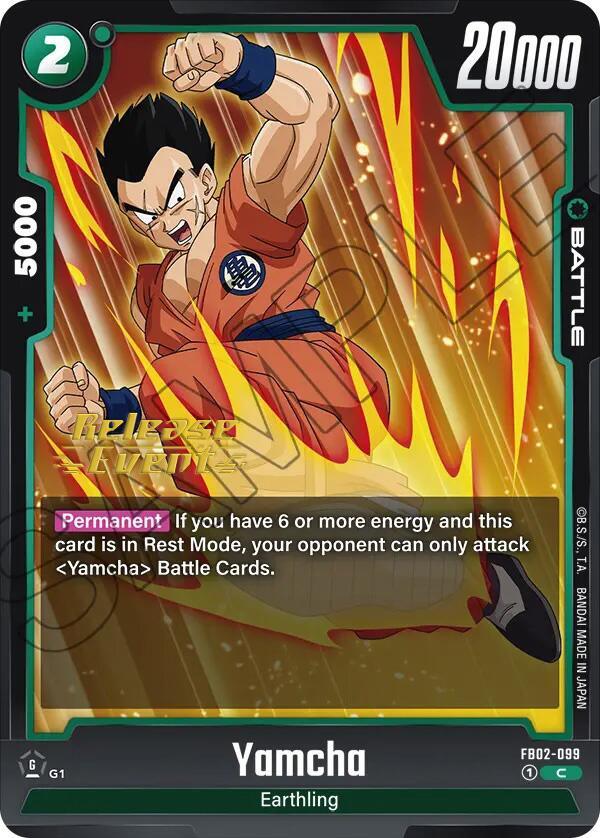 Yamcha [Blazing Aura Pre-Release Cards] - POKÉ JEUX