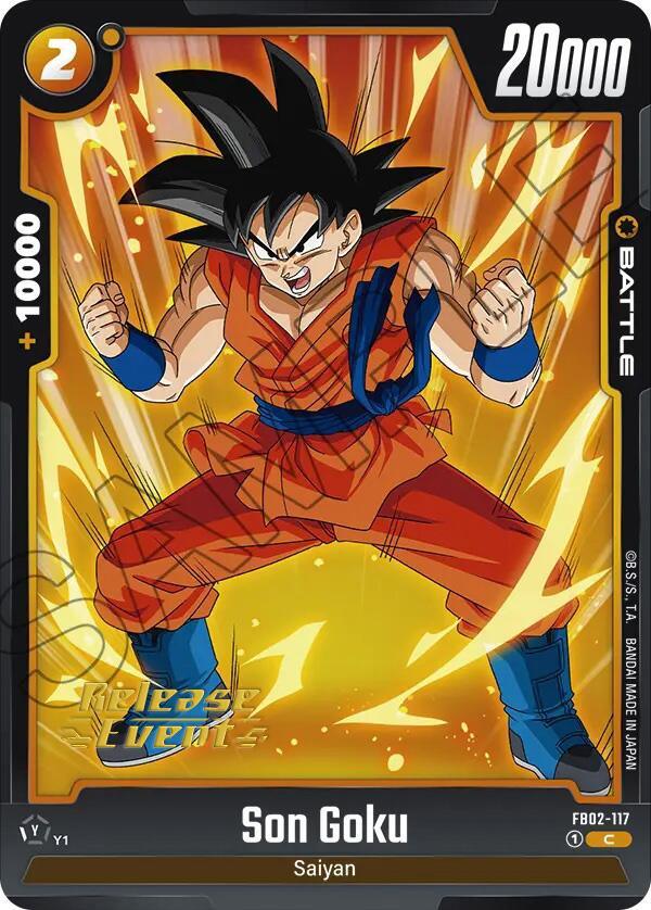 Son Goku (FB02-117) [Blazing Aura Pre-Release Cards] - POKÉ JEUX