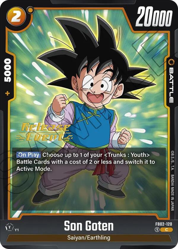 Son Goten (FB02-120) [Blazing Aura Pre-Release Cards] - POKÉ JEUX