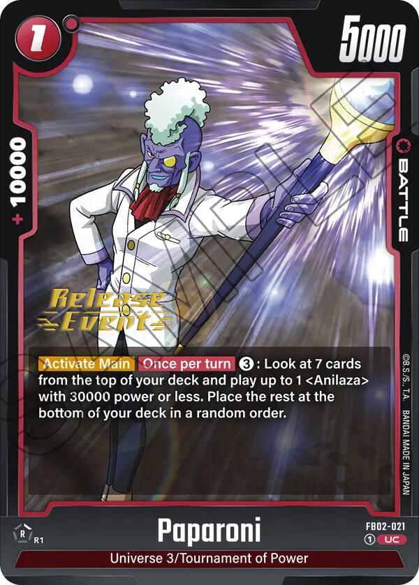 Paparoni [Blazing Aura Pre-Release Cards] - POKÉ JEUX