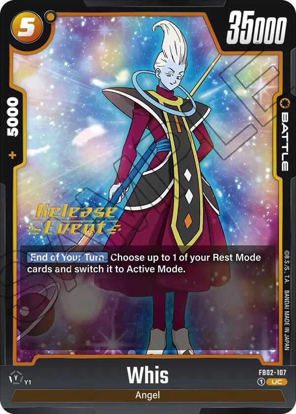 Whis (FB02-107) [Blazing Aura Pre-Release Cards] - POKÉ JEUX