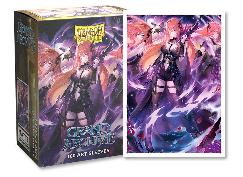 Dragon Shield: Standard 100ct Art Sleeves - Grand Archive (Tristan, Shadowdancer - Matte) - POKÉ JEUX