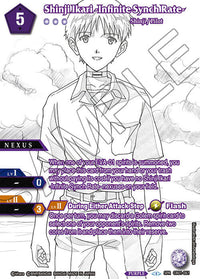 Shinji Ikari -Infinite Synch Rate- (SPR) (CB01-061) [Collaboration Booster 01: Halo of Awakening]