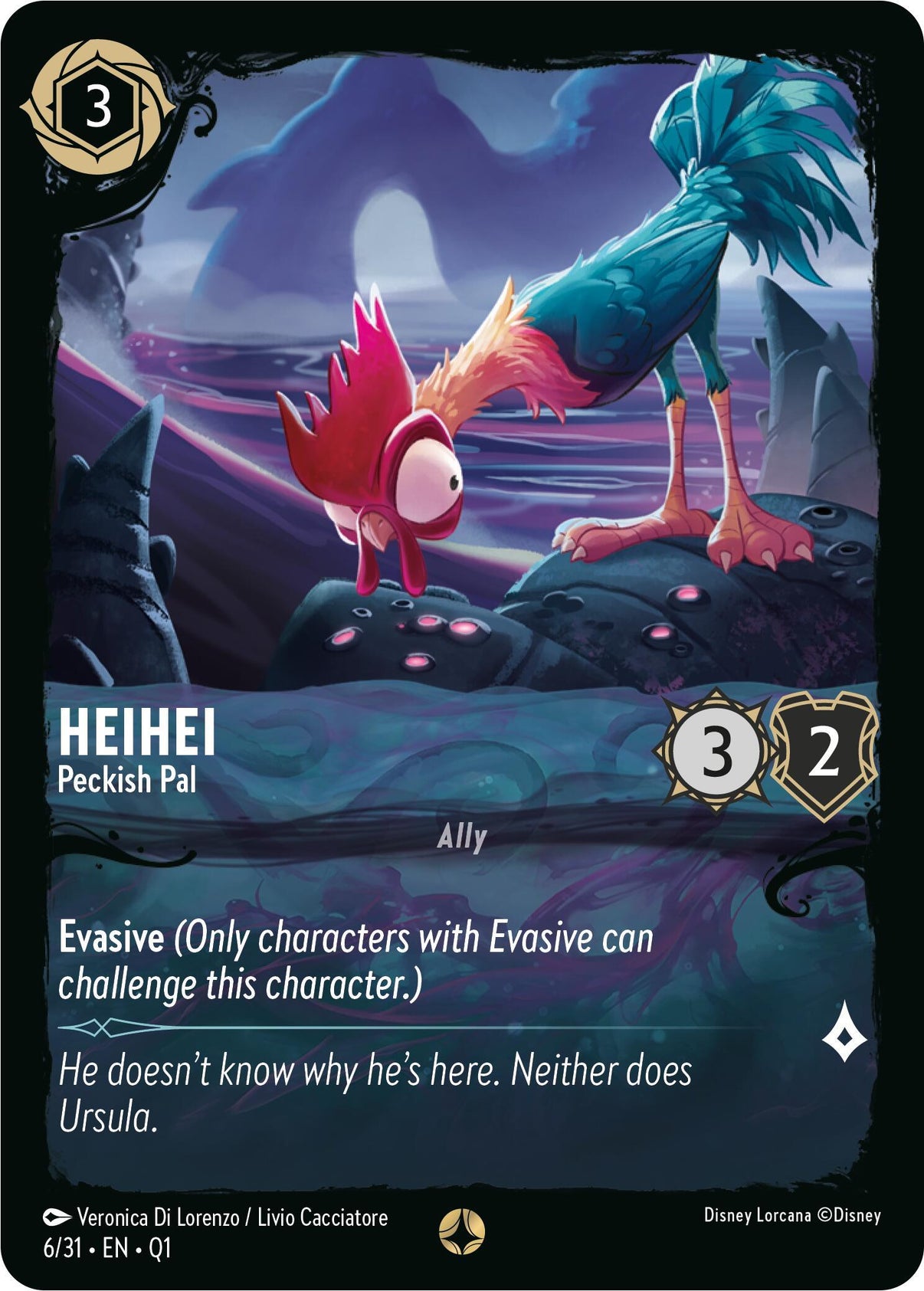 HeiHei - Peckish Pal (6/31) [Illumineer's Quest: Deep Trouble] - POKÉ JEUX