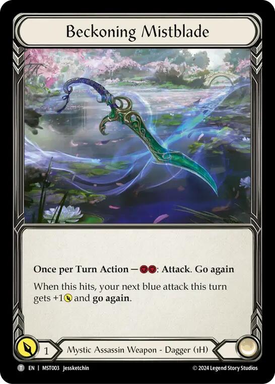 Beckoning Mistblade // Tiger Taming Khakkara [MST003//MST159] (Part the Mistveil)