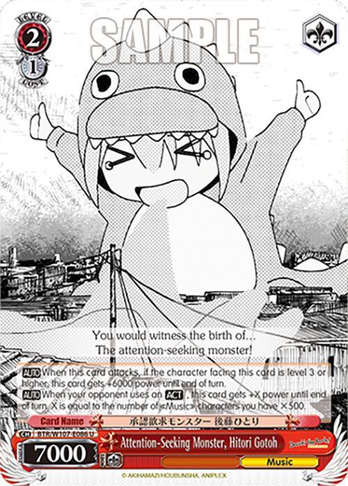 Attention-Seeking Monster, Hitori Gotoh (BTR/W107-E086 U) [BOCCHI THE ROCK!] - POKÉ JEUX