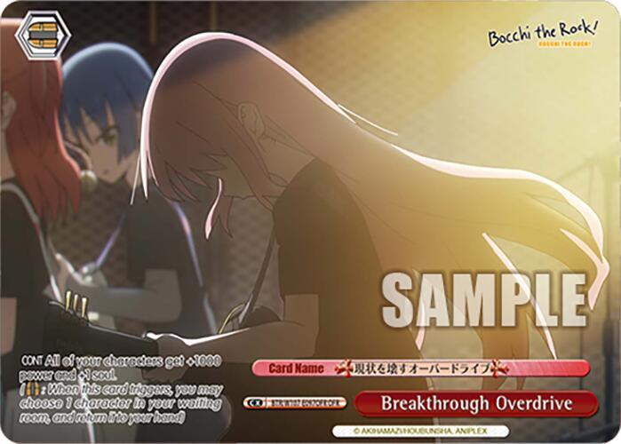 Breakthrough Overdrive (BTR/W107-E097OFR OFR) [BOCCHI THE ROCK!] - POKÉ JEUX