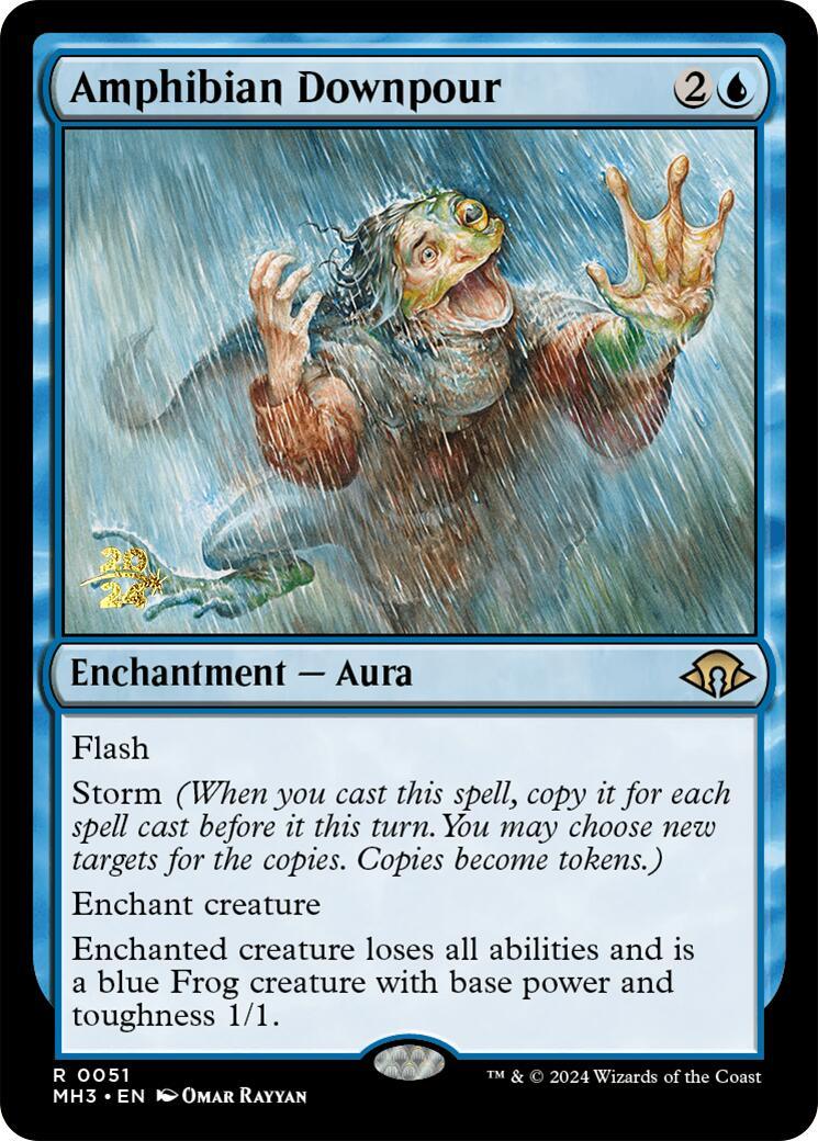 Amphibian Downpour [Modern Horizons 3 Prerelease Promos] - POKÉ JEUX