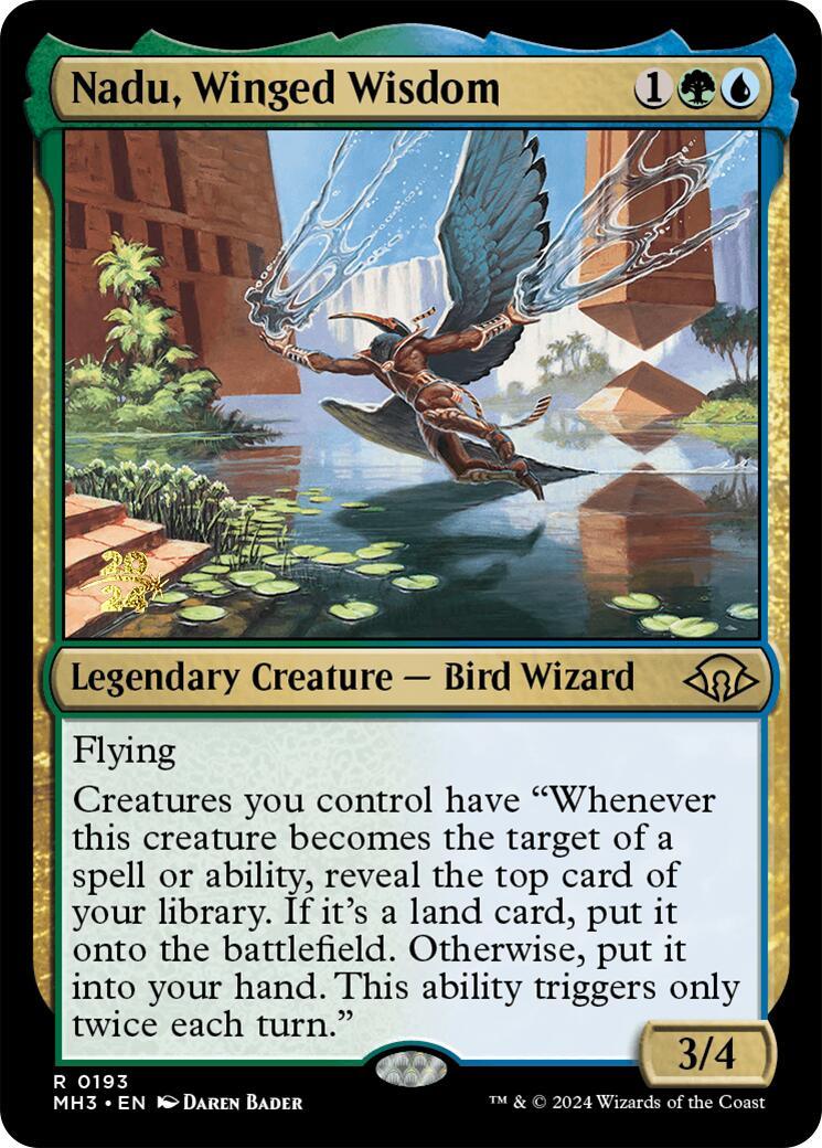 Nadu, Winged Wisdom [Modern Horizons 3 Prerelease Promos] - POKÉ JEUX