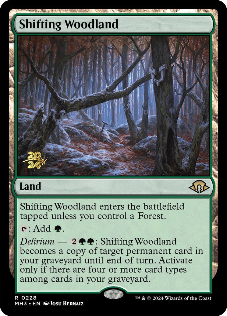 Shifting Woodland [Modern Horizons 3 Prerelease Promos] - POKÉ JEUX