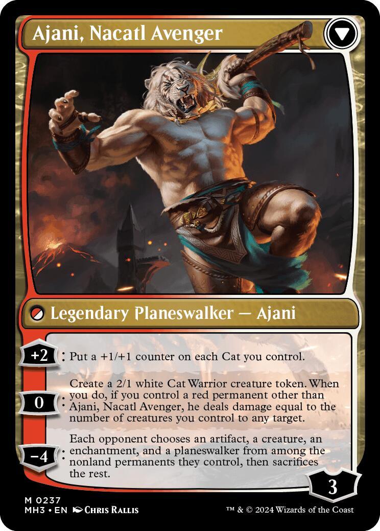 Ajani, Nacatl Pariah [Modern Horizons 3 Prerelease Promos] - POKÉ JEUX