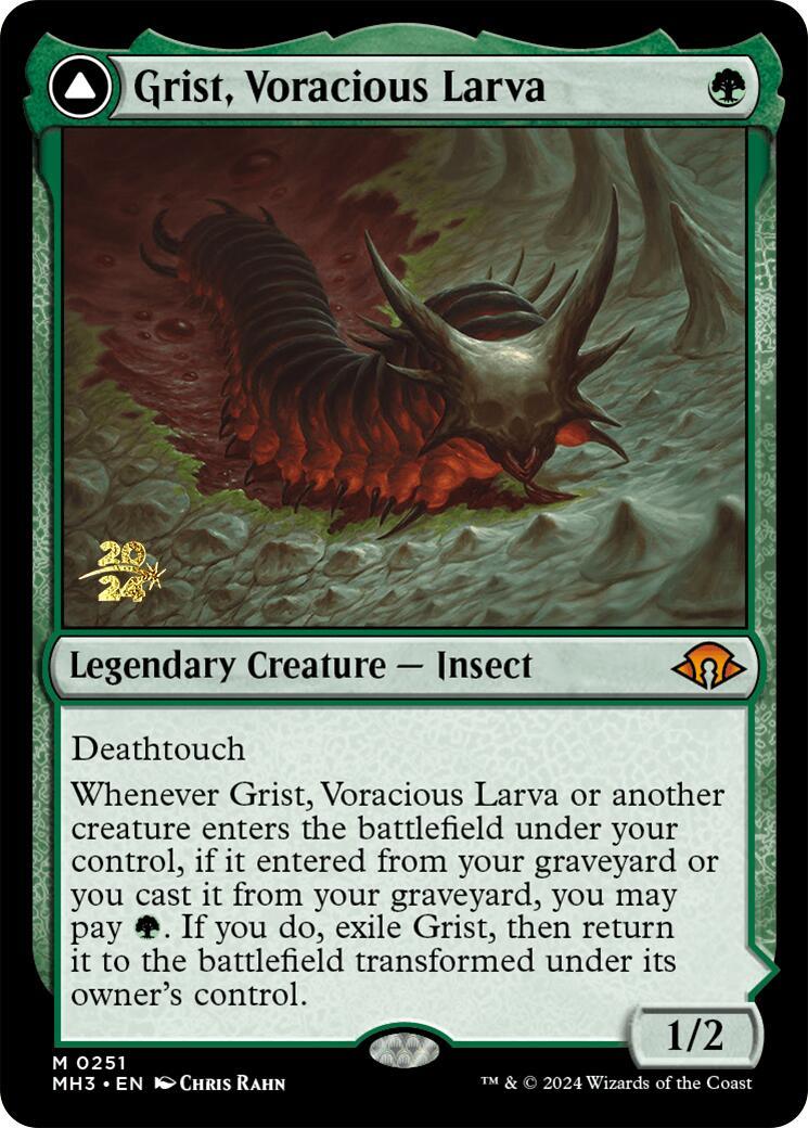 Grist, Voracious Larva [Modern Horizons 3 Prerelease Promos] - POKÉ JEUX