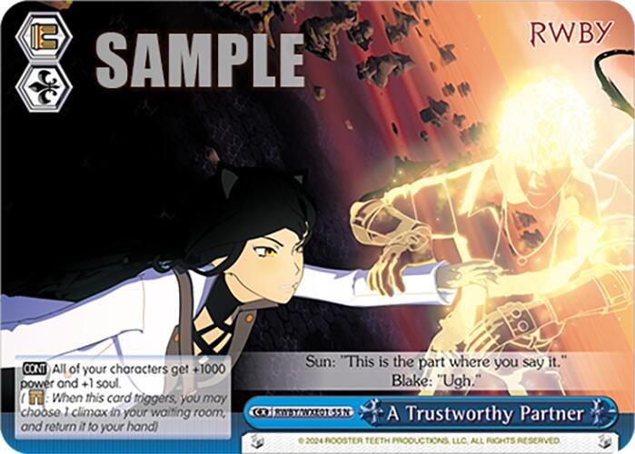 A Trustworthy Partner (RWBY/WXE01-55 N) [RWBY: Premium Booster] - POKÉ JEUX