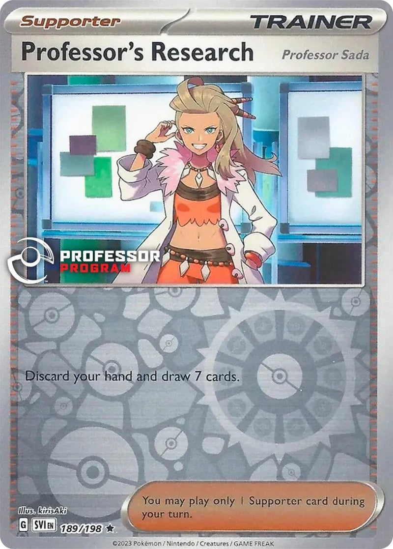 Professor's Research (189/198) (2023) [Professor Program Promos] - POKÉ JEUX