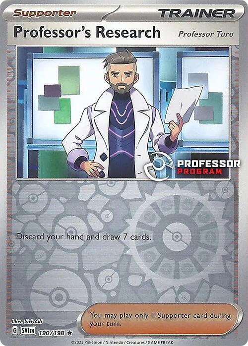 Professor's Research (190/198) (2023) [Professor Program Promos] - POKÉ JEUX