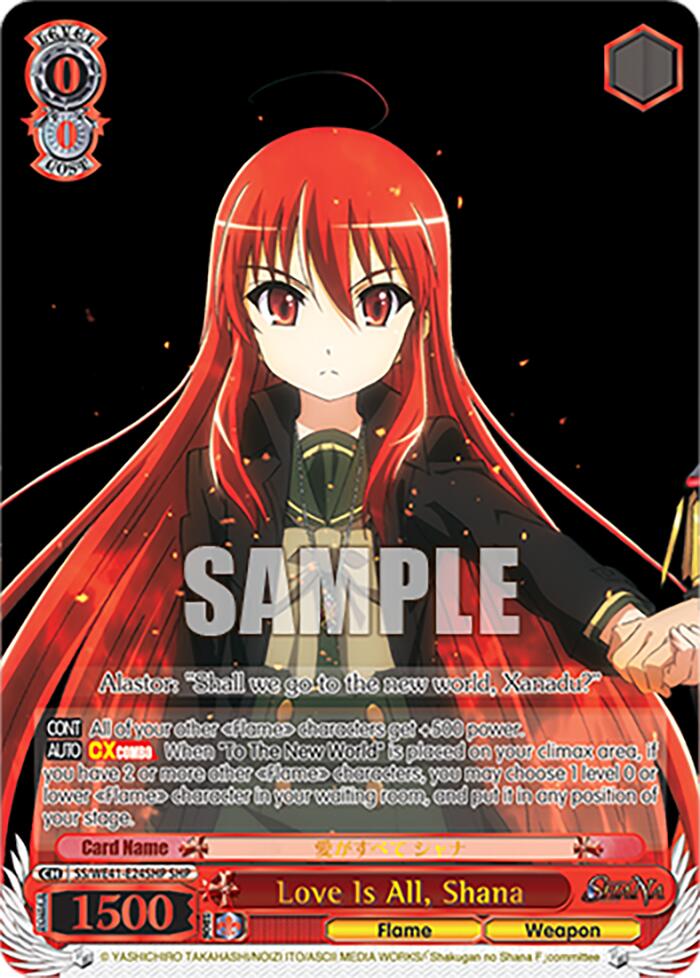 Love Is All, Shana (SHP) [Shakugan no Shana Premium Booster]