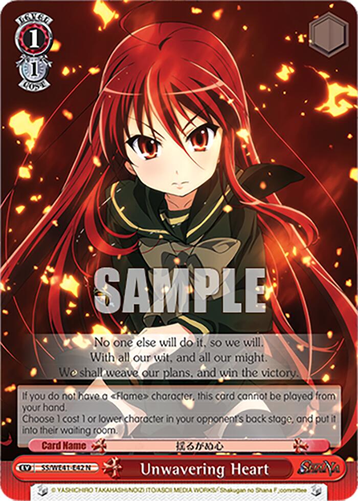 Unwavering Heart [Shakugan no Shana Premium Booster]