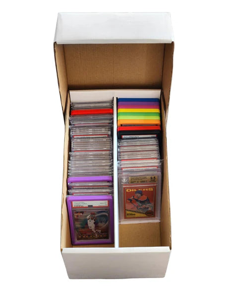 GRADED CARD SLAB BOX STORAGE - 100 Count - EVORETRO