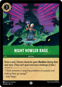 Night Howler Rage (95/204) [Shimmering Skies]