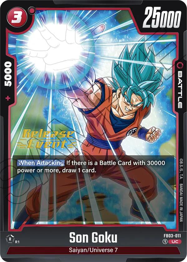 Son Goku (FB03-011) [Raging Roar Release Event Cards]