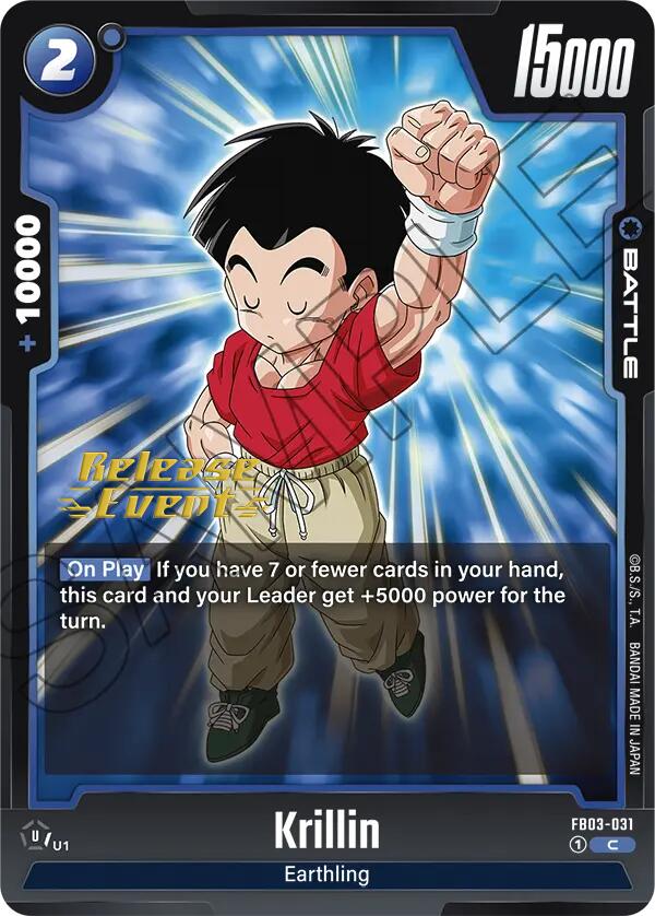 Krillin [Raging Roar Release Event Cards]