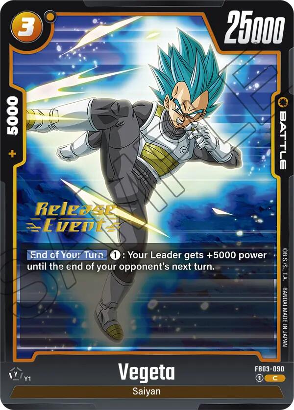 Vegeta (FB03-090) [Raging Roar Release Event Cards]